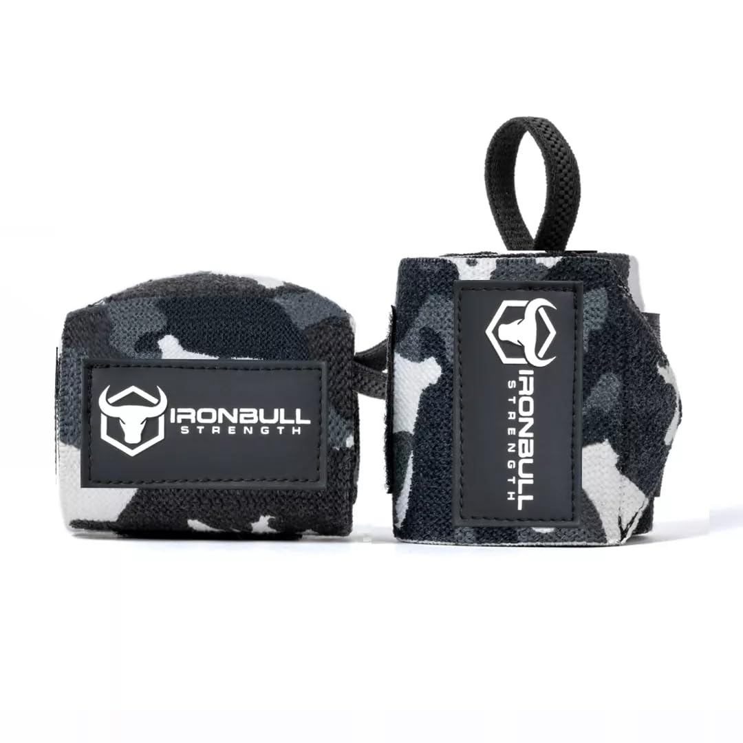 18" Weightlifting Wrist Wraps, USPA & IPL Approved, Premium Thumb Loop Straps for Bench, Powerlifting, Curls, Dips, Men and Women