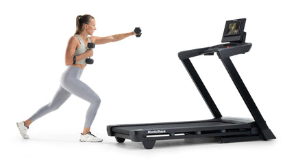 **NordicTrack T Series Treadmill – Smart Foldable Treadmill for Home Gym, iFIT Compatible Running Machine with Bluetooth Speakers, Auto Incline, and Powerful Motor for Cardio Fitness Training**
