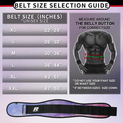 Weight Lifting Belt for Men and Women, 6-Inch Black/Camouflage Belt for Squats, Lunges, Deadlifts, and Thrusters