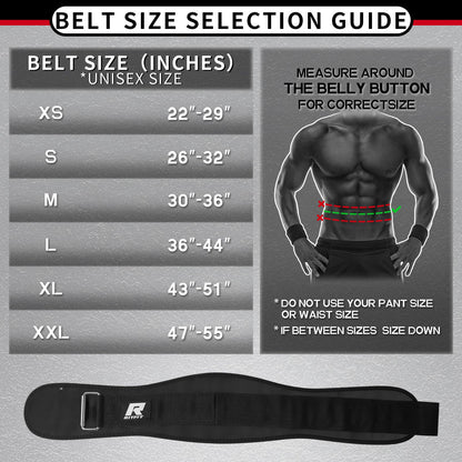 Weight Lifting Belt for Men and Women, 6-Inch Black/Camouflage Belt for Squats, Lunges, Deadlifts, and Thrusters