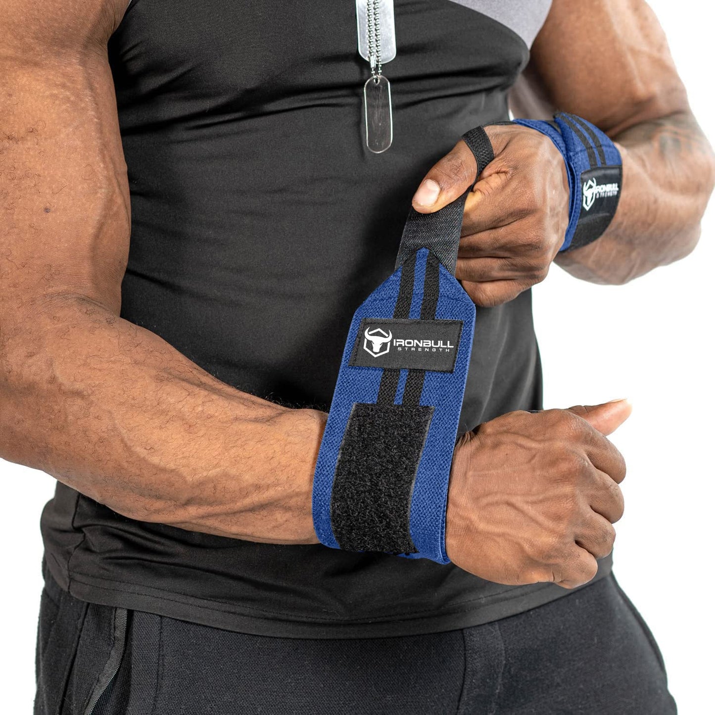 18" Weightlifting Wrist Wraps, USPA & IPL Approved, Premium Straps with Thumb Loop for Bench, Powerlifting, Curls, and Dips, Men and Women